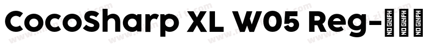 CocoSharp XL W05 Reg字体转换